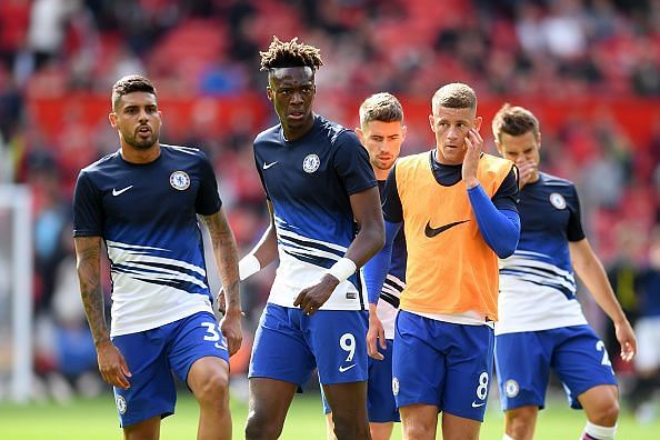 Chelsea young guns tuning up.